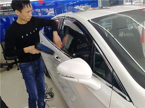 深圳汽車玻璃貼膜隔熱防爆,福特蒙迪歐車窗貼龍膜